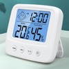 Indoor Temperature Humidity Meter Smile Face Model Alarm Date Display