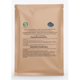 Nutrient AGAR Complex-Black Tint-with Activated Charcoal-Ready to use-Fantastic Fungi® Premium Nutrient agar Complex Mix - Convenience Pack-just add Water. Perfect for Mushroom Growing and Mycology