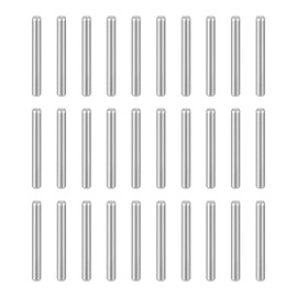 HARFINGTON 50pcs Dowel Pins M1.5(1.5mm) x 13mm 304 Stainless Steel Cylindrical Shelf Support Peg Pin Rod Fasten Elements for Metal Devices Wood Furniture DIY Installation, Silver