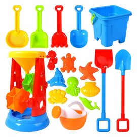 Summer Beach Toy Sand Set Kids Beach Toys Set with Bucket Watering Can Beach Shovels and Molds for Kids Baby