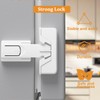 2Pack Fridge Locks for Kids, Child Proof Refrigerator Door Locks