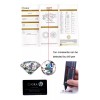 Jextech Aretes De Moissanita .3 Ct 4mm Plata Ley 925