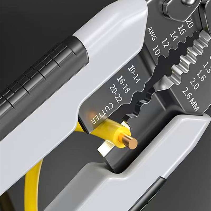 Multi functional electrician distribution pliers with wrench and multi angle
