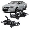 marddpair Left & Right Fog Lights Assembly Replacement for 2016-2019