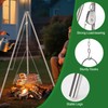 Lineslife Campfire Tripod for Cooking, 44 Inch Lightweight Stainless Steel