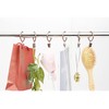 LBY 30 Pack Curtain Rings with Clips, 39mm(1.54'') Interior Diameter