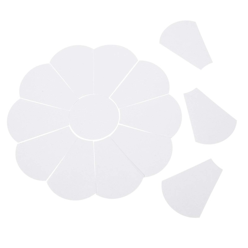44 Pcs Paper Quilting Template, Yetaha, Reusable, Flower Shape Paper