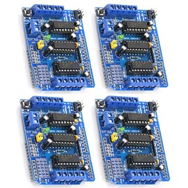 L293D Motor Driver Shield, 4-Channel Motor Driver Shield, Stepper Motor Driver, Stepper Expansion Board Compatible