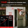 Exit Stopper Door Alarm with 110dB Siren, Emergency Exit Security