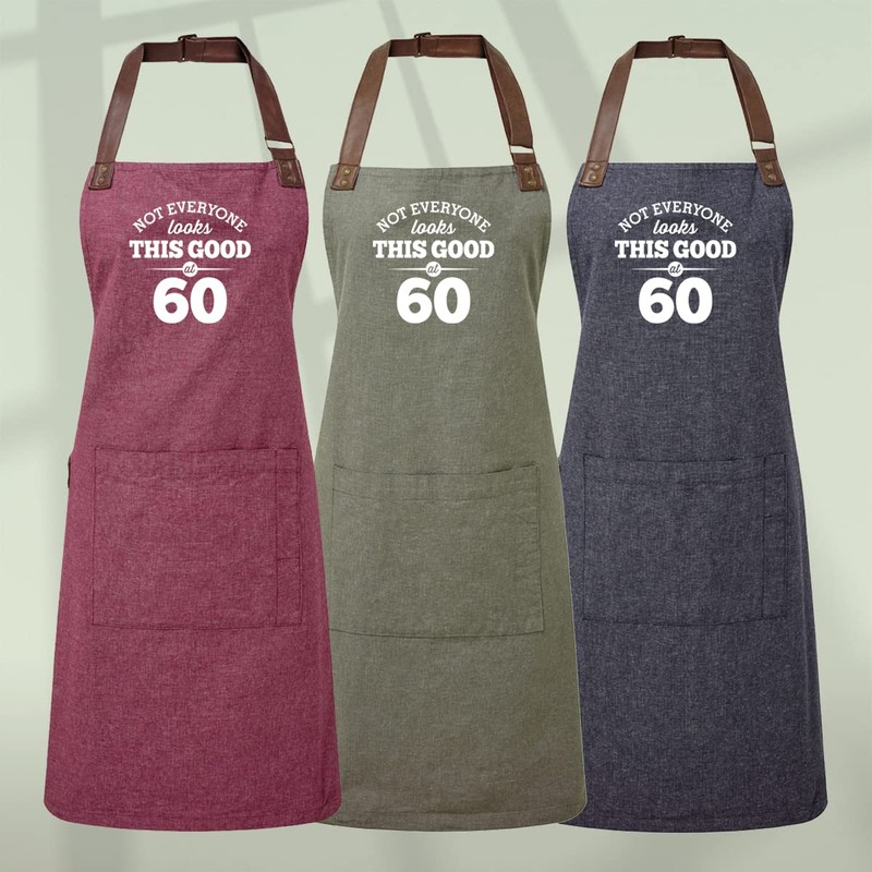 D Design Invent Print! 60th Birthday Gift Apron Kitchen Cooking