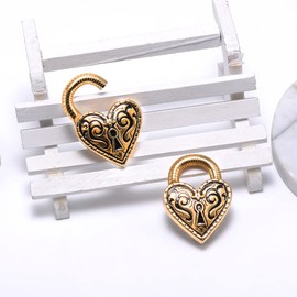 PUNKYOUTH 2PCS Ear Weights For Stretched Ears Heavy Weighted Gauges Stainless Steel 2g 4g Dangle Gauge For Women Men Ear Hanger Stretcher Piercings