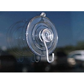 North American Plastics Small Metal Hook Suction Cup - NAP0610 - Pack of 100