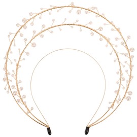 LIFKOME Diadema De Perlas Para Mujer Tocado Decorativo Lolita Corona De Diosa Accesorio Elegante Para Fiestas Y Bodas Para Únicos