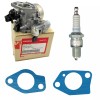 Honda Genuine Honda 16100-Z5T-901 Carburetor kit w/ Gaskets & Spark