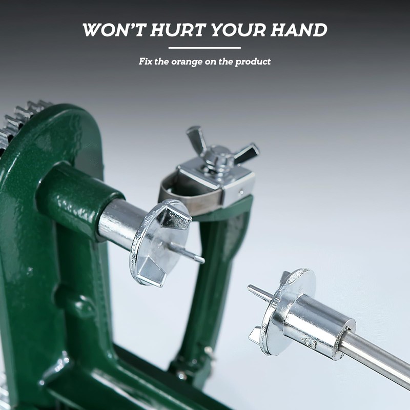 Beavorty Hand Crank Fruit Peeler Machine Rotary Orange Peeler Hand