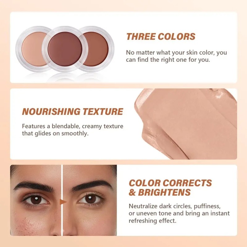 Iluminador For Ojos Y Ojos 10g Fórmula Suave Warm Nude
