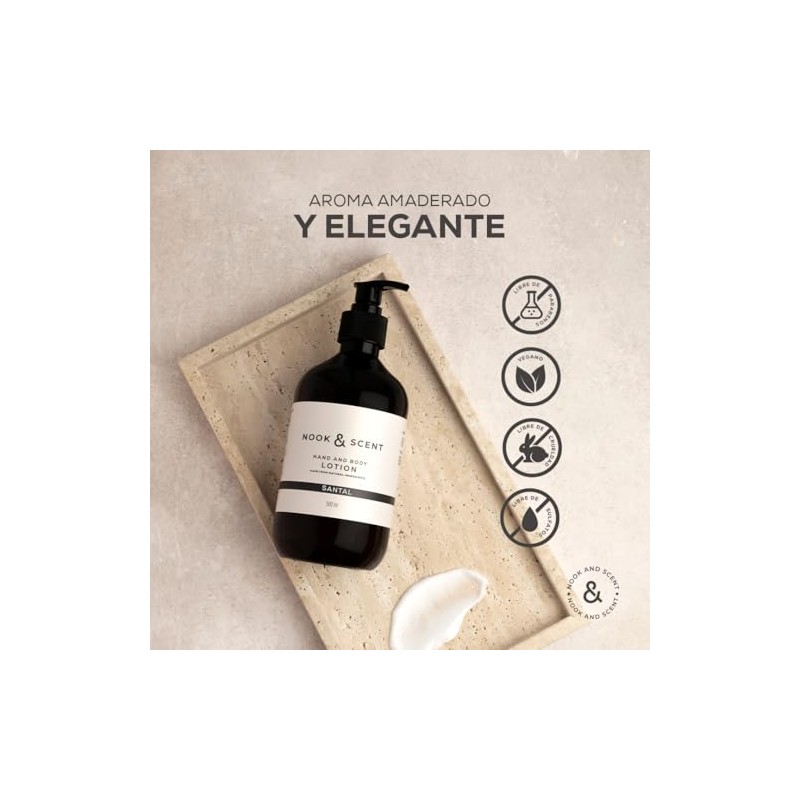 Crema Hidratante Corporal y de Manos Santal 500 ml |
