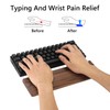 SHIDOW Walnut Keyboard Wrist Rest, Gaming Walnut Keyboard Wrist Pad,