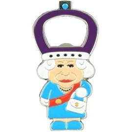 Queen Elizabeth Bottle Opener Fridge Magnet Royal Souvenir UK GB London