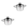 Alipis 2pcs Cooking Timer Pot Shape Mechanical Timer Kitchen Alarm