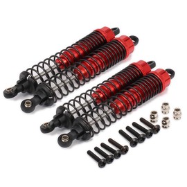 4Pcs Shock Absorber 108mm for RC Car 1/10 Buggy Monster Truck HPI HSP Traxxas Losi Axial Tamiya Redcat Himoto Hop-Up Parts