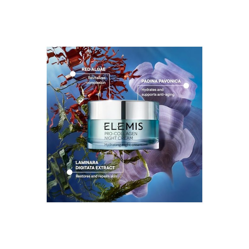 ELEMIS Pro-Collagen Oxygenating Night Cream, Anti-wrinkle Night Cream, 1.6 fl.