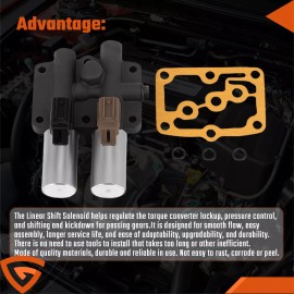For Honda Accord Odyssey 28250P6H024 Transmission Dual Linear Shift Solenoid US