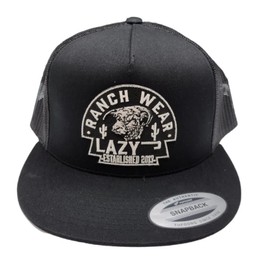 Lazy J Ranch Wear Arrowhead Cap Black/Black