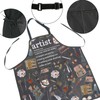 Artist Definition Apron Painting Artist Apron with Pockets Paint Lovers
