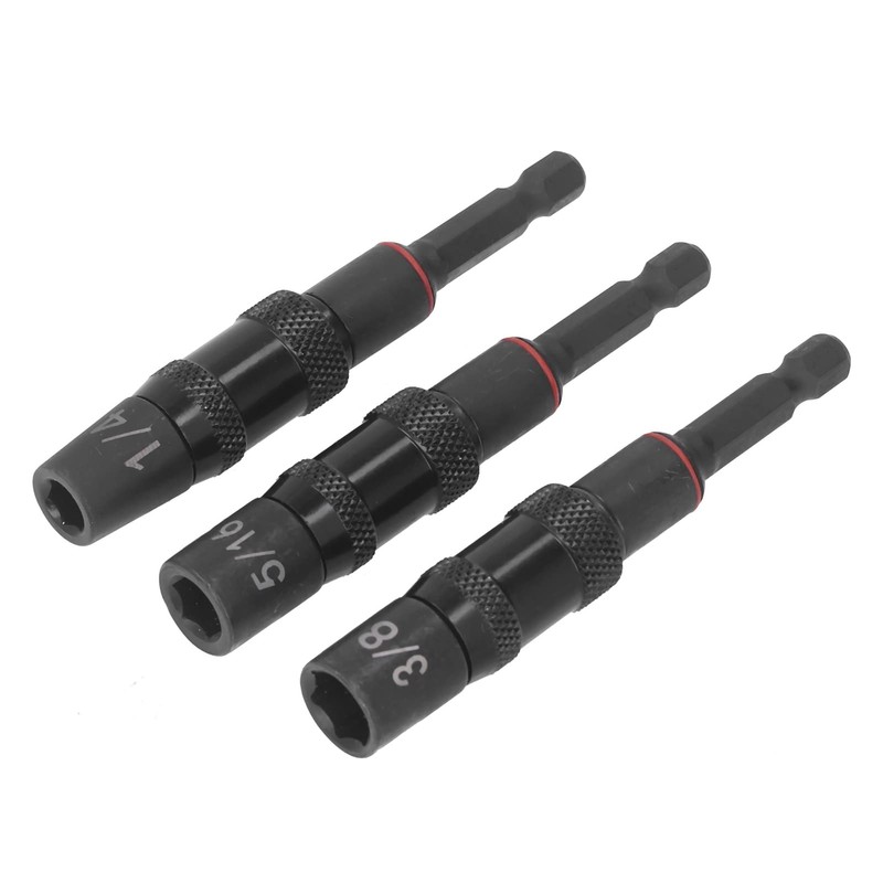 ViaGasaFamido Impact Socket Adapter Set 1/4" Magnetic Impact Socket Bit