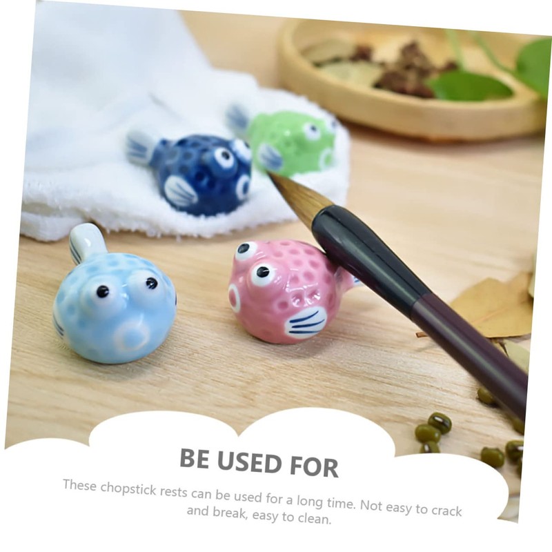 Cabilock Table Stand 6 Chopstick Rest for Puffer Fish Japanese
