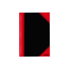 Bantex 3 x A5 Squared Notebook 192 Pages 70gsm Hardback Black