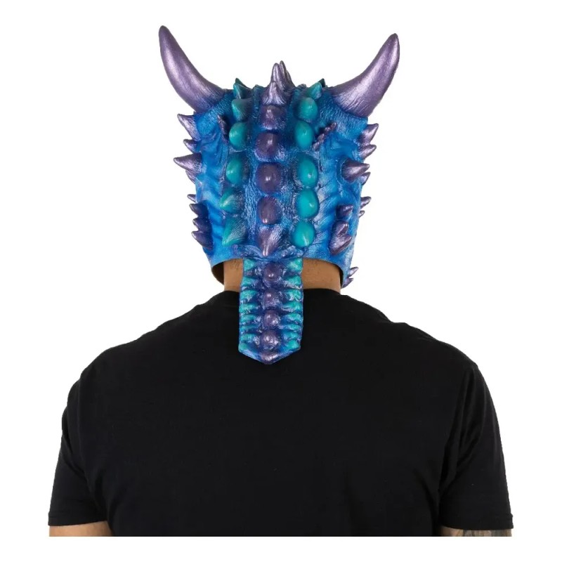 Máscara de Látex Luchador Drago Multicolor para Adultos Ghoulish Productions