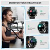Reloj inteligente militar para hombre (recepción/marcación de llamadas) resistente táctico