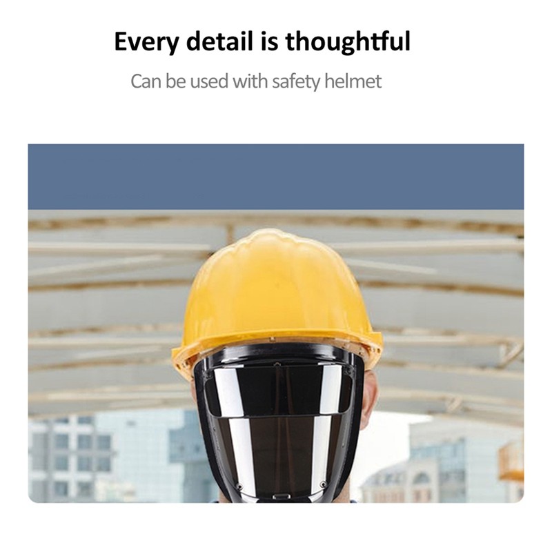 PC Welding Mask 180° Large View Wearable Welding Mask High