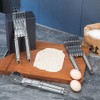 7 Wheel Pastry Cutter Tool,Adjustable Pasta Cutter wheel with Handle,