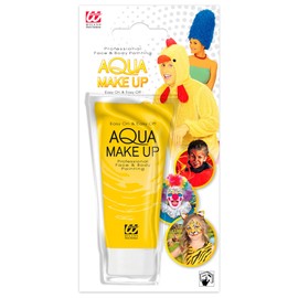 WIDMANN ? Yellow Aqua Make-Up in tube Unisex-child, vd-wdm02386, One Size