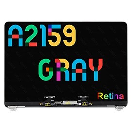 GBOLE Replacement Screen A2159 for MacBook Pro Retina 13.3” A2159 2019 EMC3301 MUHN2xx/A MUHP2xx/a MUHQ2 MUHR2 MUHR2 661-12829 Full LED LCD Display Assembly Complete 2560x1600 (Space Grey)