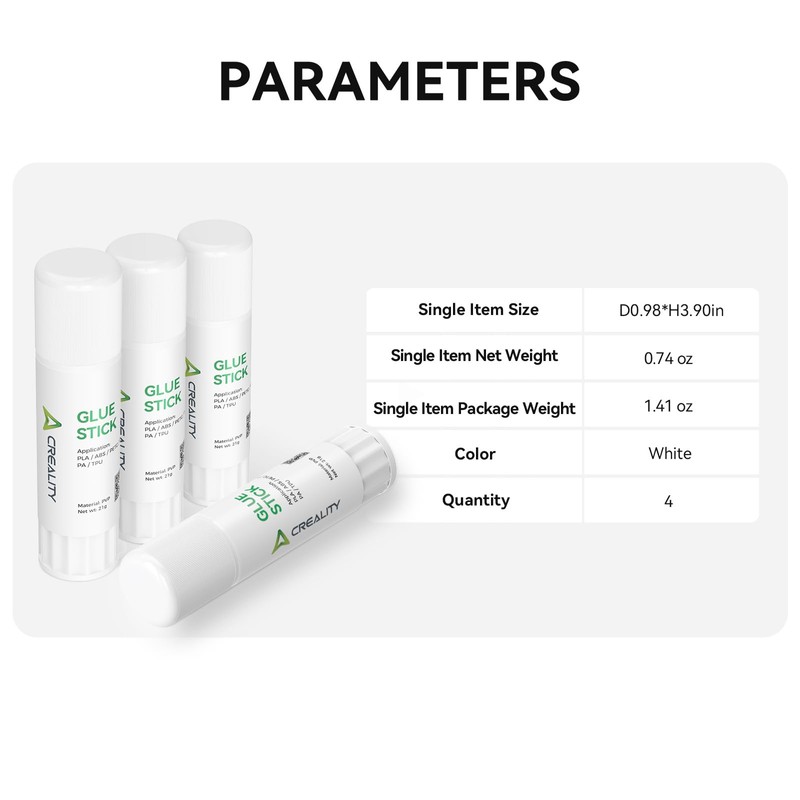Creality 3D Printer Glue Sticks for Hot Bed Warping Reducing