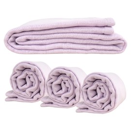 Rivere Imabari Towel, Certified Bath Towel, Set of 3, 5-ply Gauze, 23.6 x 47.2 inches (60 x 120 cm), 100% Cotton, Water Absorbent, Quick Drying, Made in Japan (Lavender)