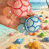 5sets 3.4inch Large Resin Turtle Family,Luminous Jumbo Animals Figures