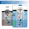 Universal Bathroom Sink Stopper, Pop Up Sink Drain Strainer Plug