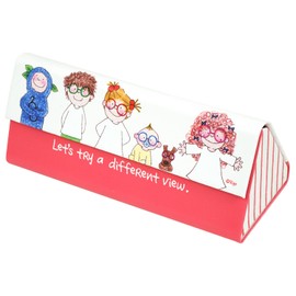 Coco-chan Greeting Life Glasses Case Friends RYZ-1086 Red