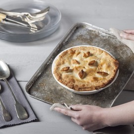 WM Bartleet & Sons 1750 T395 Round Pie Dish, White, 20cm