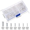 650 Pcs 7 Sizes Wire Ferrules Kit, Tinned Copper Crimp