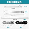4 Pieces Drawstring Threader Tool, Spring Drawstring Threader, Hoodie String