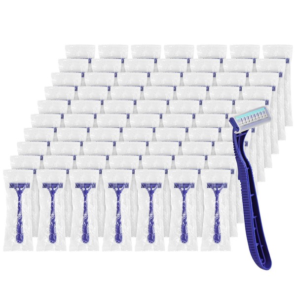Disposable Razors, Bulk Razors With Knife Caps, Individually Packaged, Razors