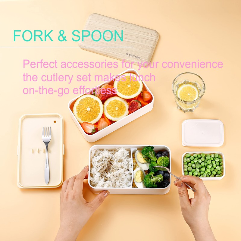 Original Bento Box Lunch Boxes Container Bundle Divider Japanese style