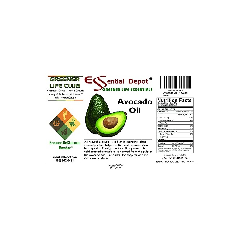 Avocado Oil - 1 Quart