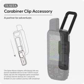 TUSITA Carabiner Clip Accessory Compatible with Garmin Handhelds - GPS System Accessories 010-12897-01
